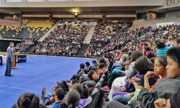 Billy Mills brings emotional, motivational speech to Chinle