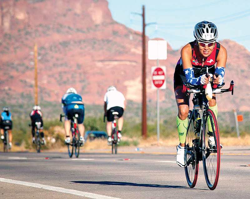 Local athlete beats her Ironman Ariz. time