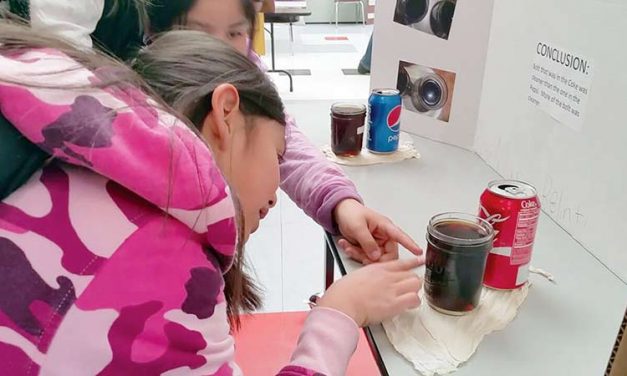 Ganado students participate in Ganado Pee Wee Science fair