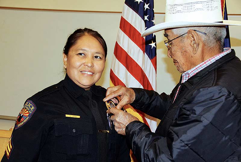 Page names its first Navajo woman sergeant