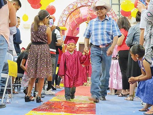 Youngest To’Hajiilee graduates step up and onto path to higher education