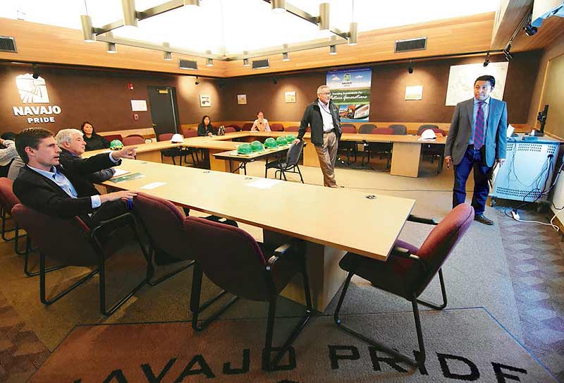 Heinrich tours uranium sites on Navajo