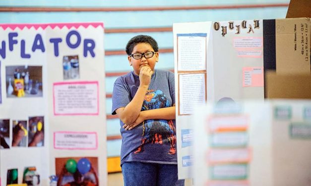 Impromptu judges step up at Ganado Middle science fair