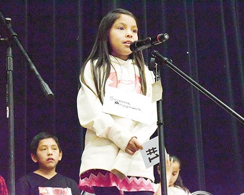Western Agency’s five champs  head to Navajo Nation bee