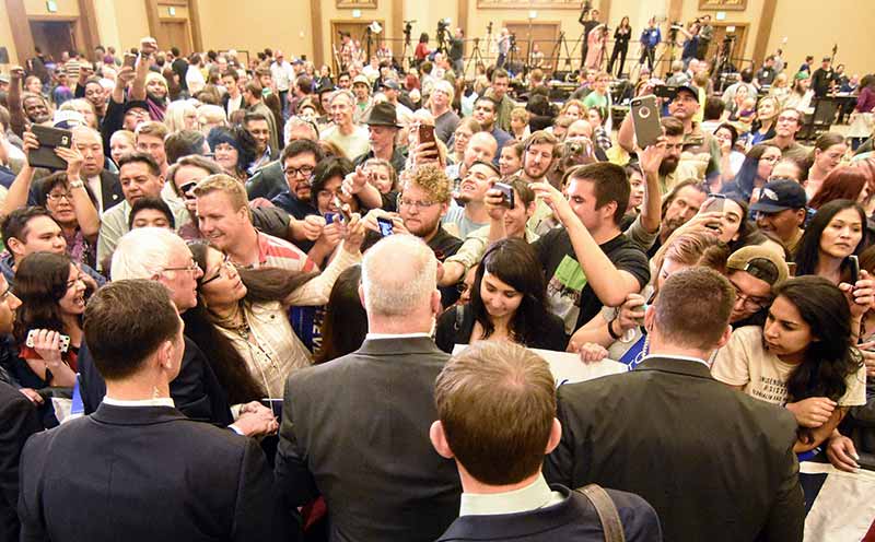 Sanders highlights suicide, sovereignty in Twin Arrows speech