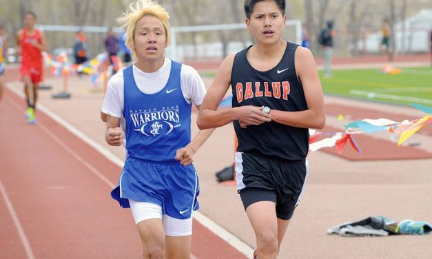 Gallup shot putter hits new PR