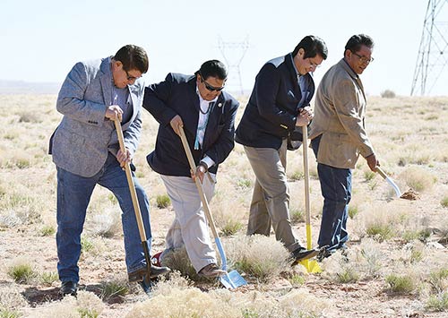 Ground broken on solar farm