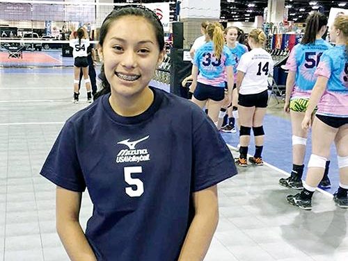 Albuquerque Diné finds passion in volleyball