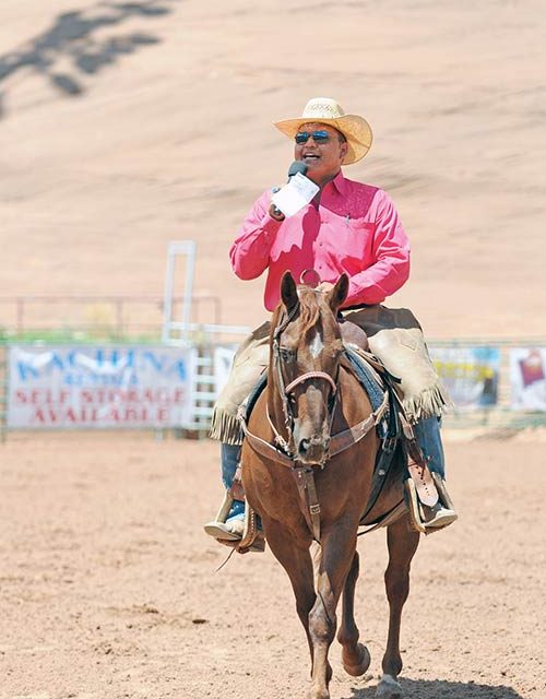 Popular rodeo announcer was drafted into business