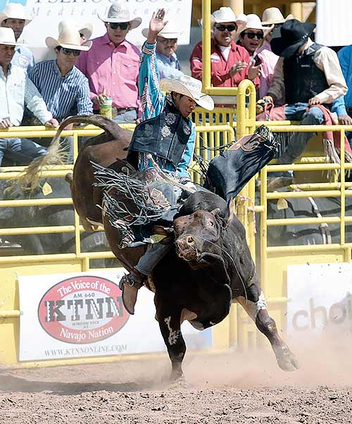 Lupton bull rider wins first Navajo Nation title