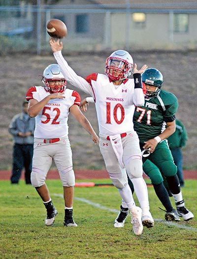 A strong first half propels Monument Valley over Ganado, 35-14