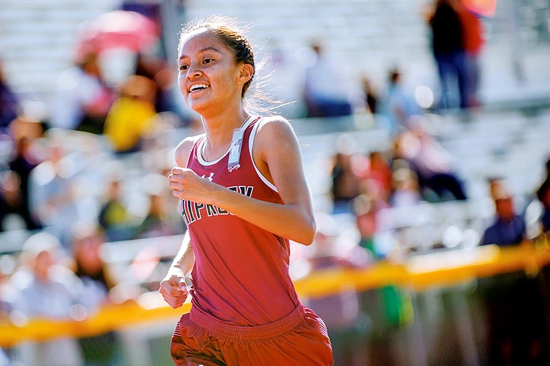 Shiprock High harriers kick their way to the front of the pack