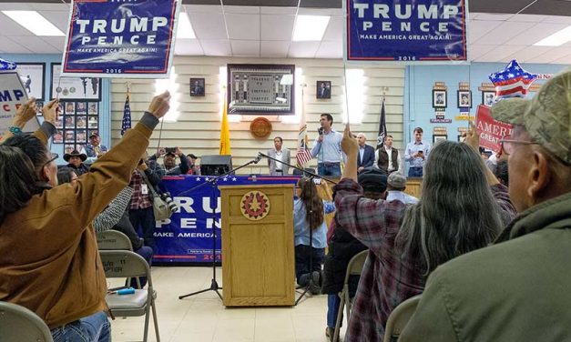 Trump Jr. holds 11th-hour rally in Shiprock