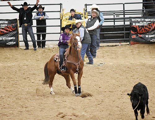 INFR Ladies’ Breakaway Champion: Faith Holyan shows she’s a natural at roping