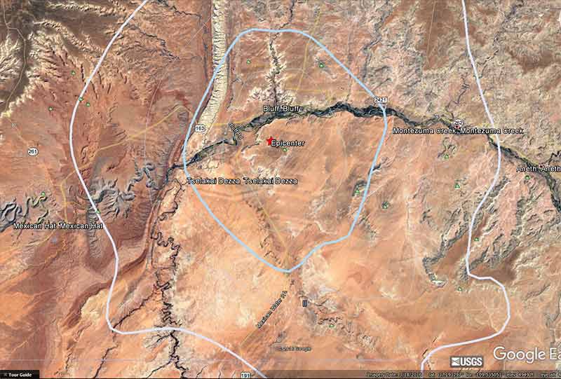 3.8 magnitude tremor reported in northern part of reservation