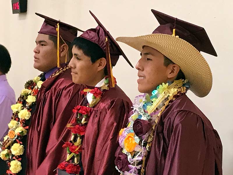 Class of 3 gets royal treatment at Tsé Chizhi