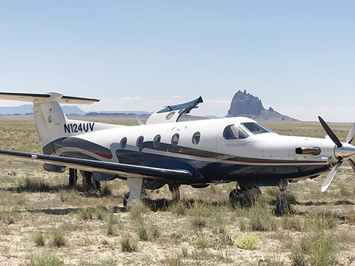 Plane makes emergency landing at Shiprock
