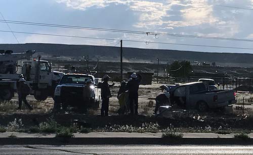 Accident takes out power in Chinle