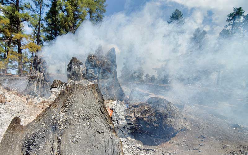 Fire on the Summit 20 percent contained