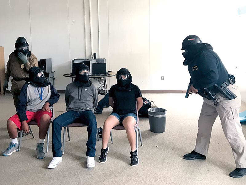 Chinle police, school security get active shooter drill