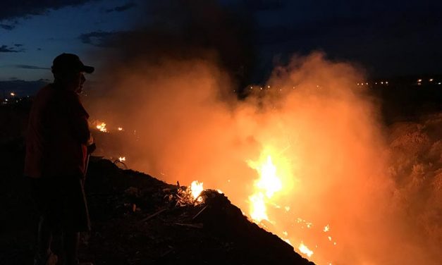 Fire in Chinle
