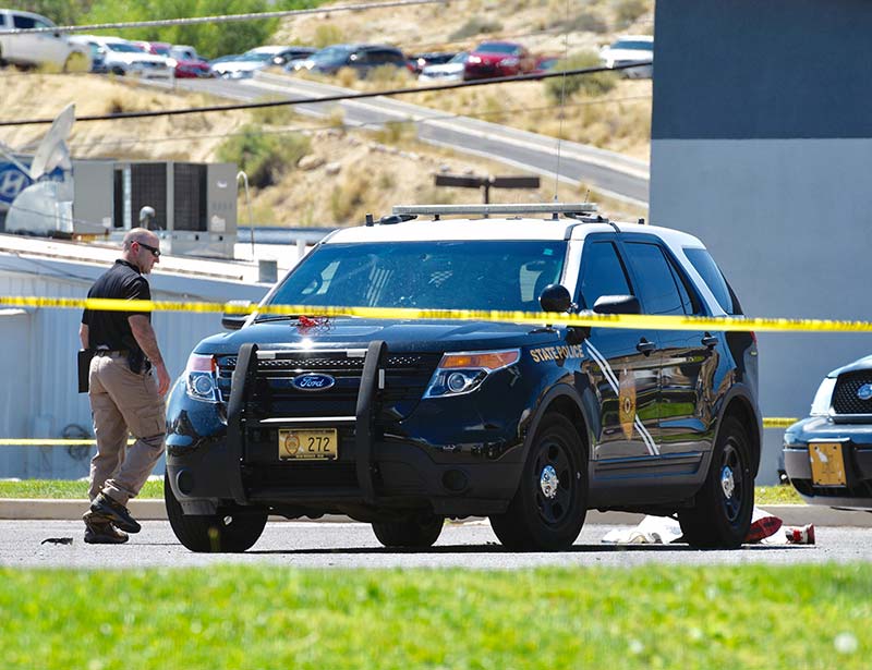 Police kill man who shot officer’s badge
