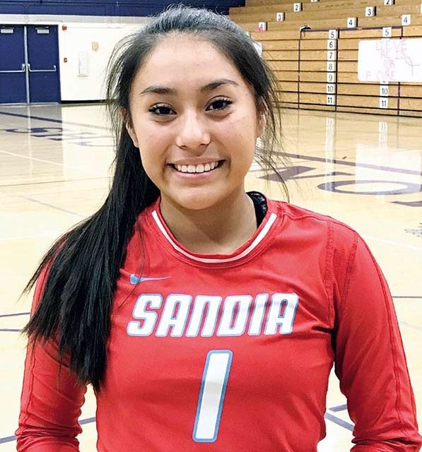 Sandia’s libero learns to lead, practices team unity