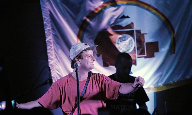 DeMarco performs at Shiprock Chapter House