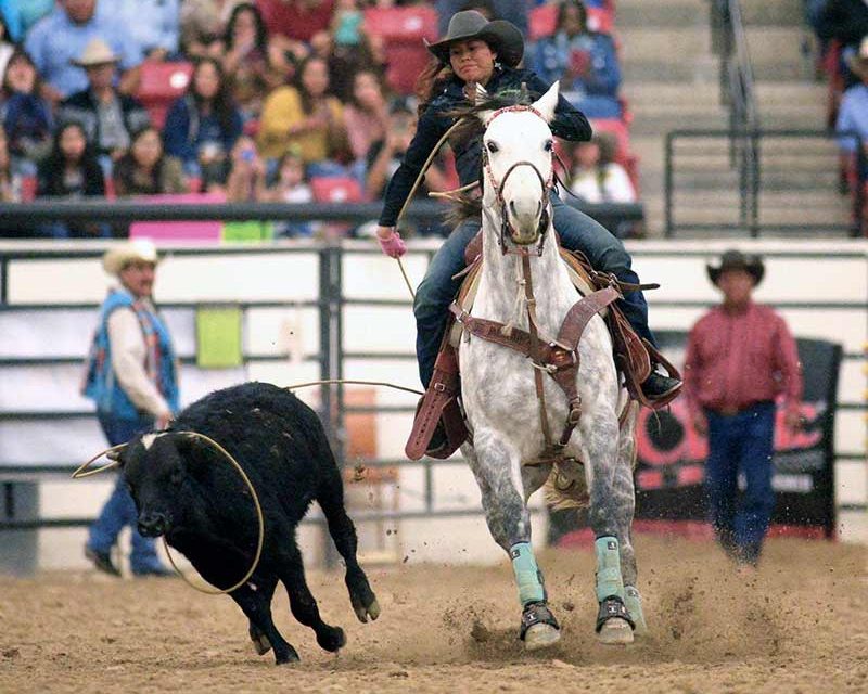 Mexican Springs cowgirl wins world title under pressure