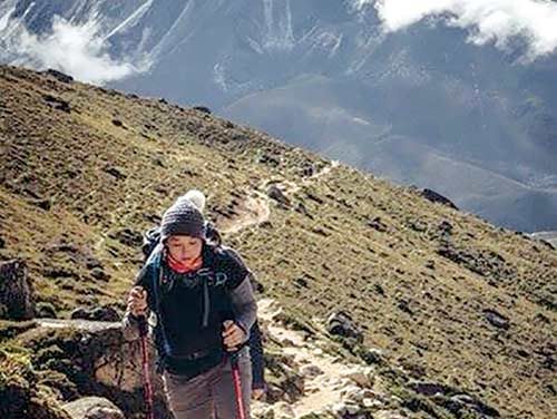 Trek left me very, very tired – but invincible!