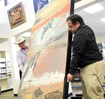 Artist crusades against climate change