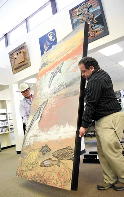 Artist crusades against climate change