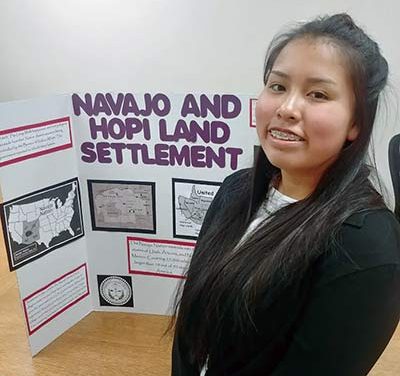 Diné student wins local History Day contest