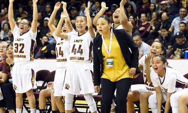 Lady Cougars reach state championship game with easy win