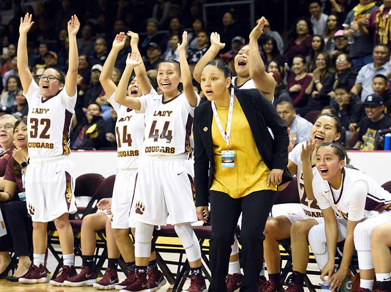 Lady Cougars reach state championship game with easy win