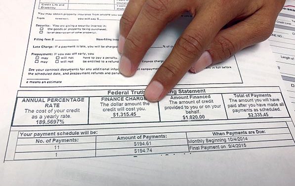 HRC: Consumers need to read fine print, know the APR