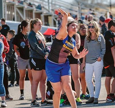 Bloomfield senior working hard to place at state in shot put