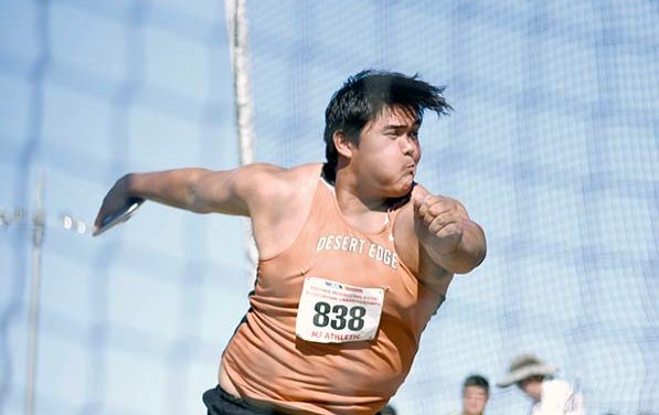 Shot-putter out-throws competition by 18 feet