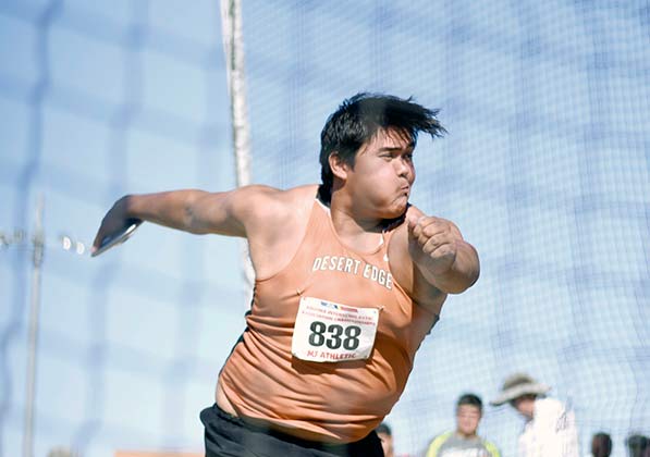 Shot-putter out-throws competition by 18 feet
