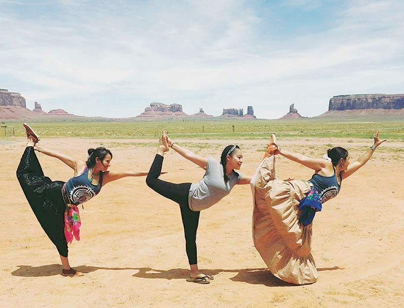 Diné Youth yoga