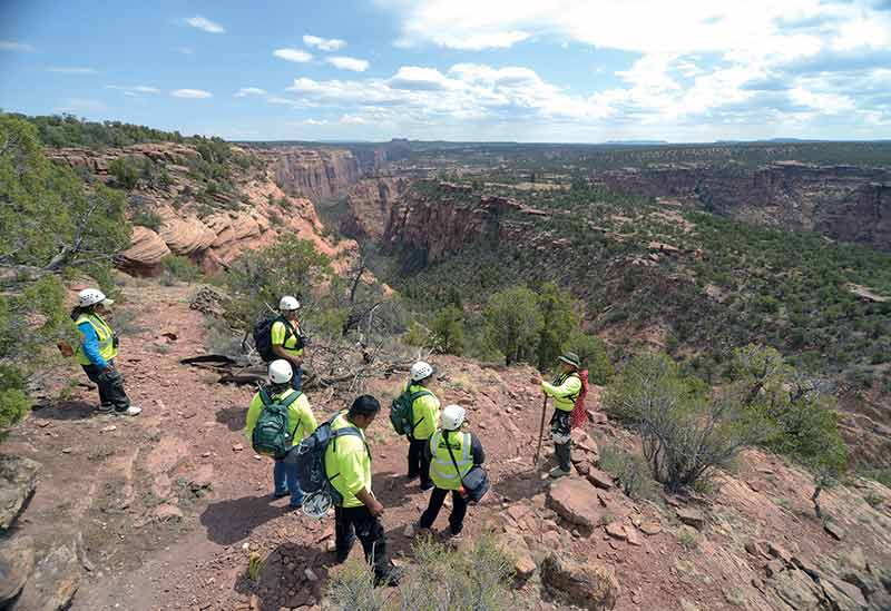 Combing the canyon