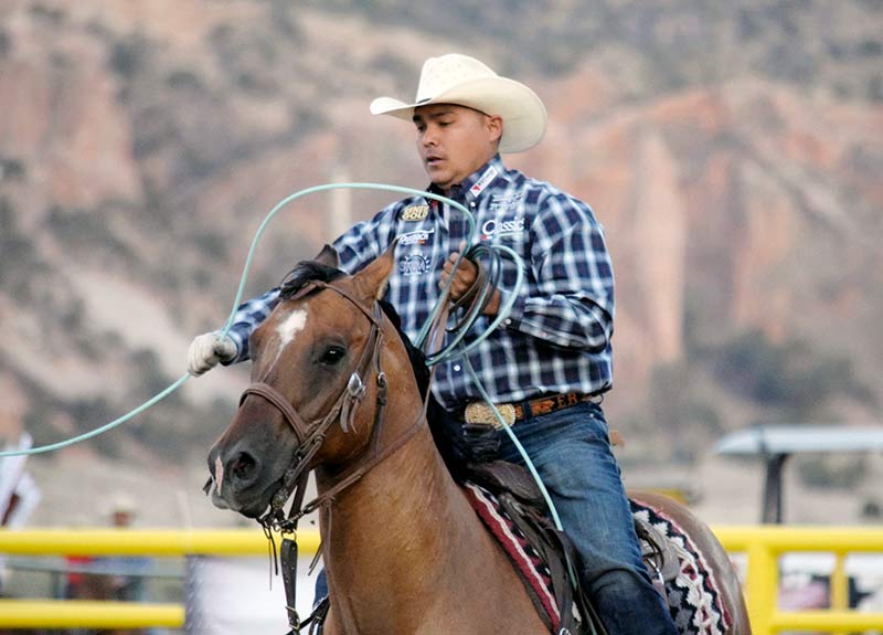 Rogers, Summers draw ‘honest steer,’ rope second at 4th of July rodeo