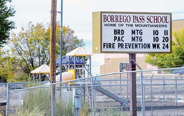 Borrego Pass School going back to BIE