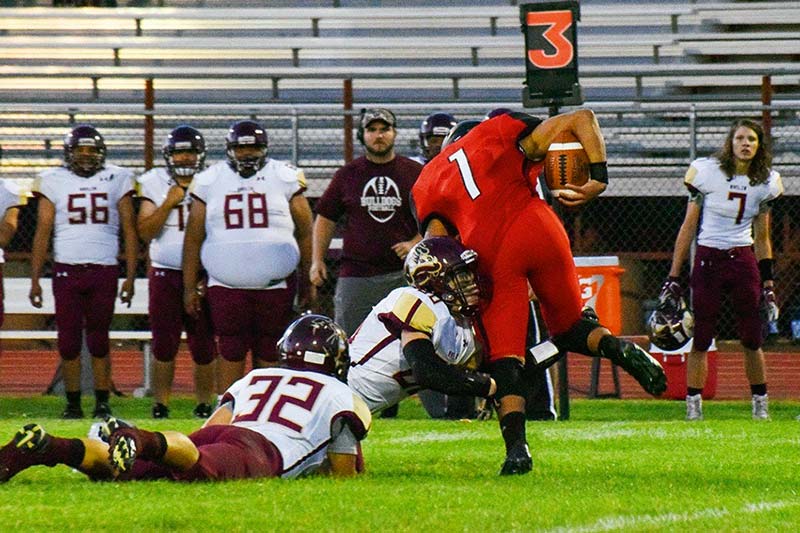 Page overcomes turnovers, penalties in win over Bulldogs