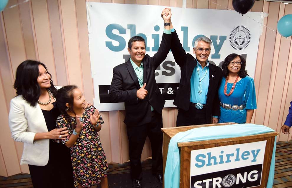 Shirley picks high school principal as running mate