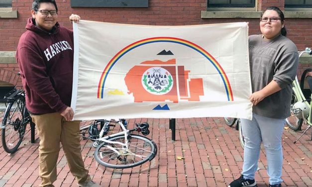 Diné students celebrate Indigenous Peoples’ Day in Boston