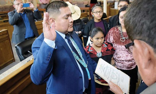 Late delegate’s aide sworn in to fill seat