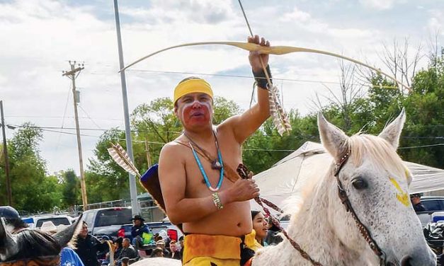 ‘Warrior’ draws attention at tribal fairs