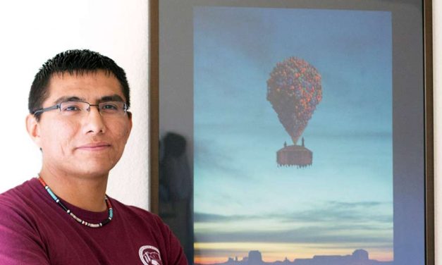 Flying hogan floats artist to fellowship