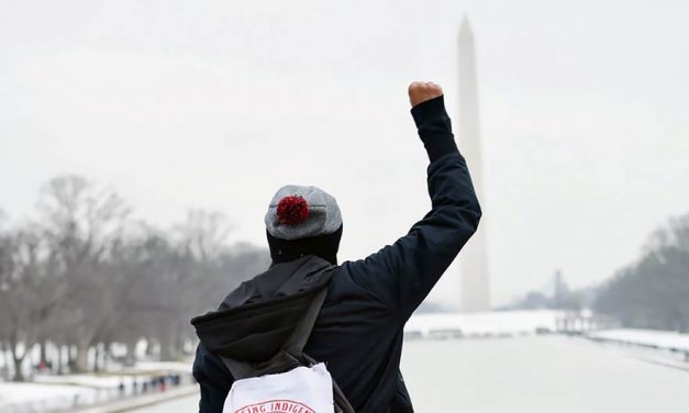 At Indigenous Peoples March, different reservations, same stories
